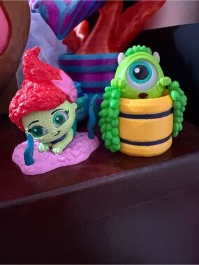Doorables In Bloom - Ariel & Mike Wazowski